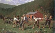 Winslow Homer snap the whip oil painting artist